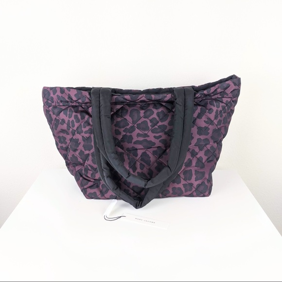 Marc Jacobs Suspira Medium Tote, Burgundy Leopard - Picture 4 of 8